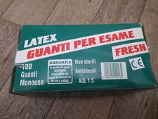 Guanti lattice monouso usato  Roma
