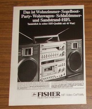Seltene werbung fisher gebraucht kaufen  Legden
