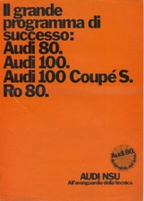 Depliant brochure audi usato  Bussoleno