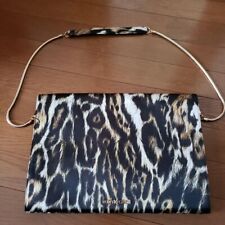 Bolsa envelope Roberto Cavalli corrente ombro embreagem com alça removível NOVA com oTag comprar usado  Enviando para Brazil