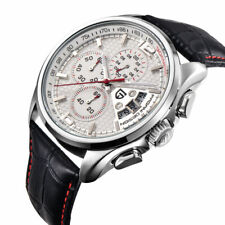 PAGANI DESIGN Relojes Cronógrafo Cuero Acero Inoxidable Cuarzo de Lujo segunda mano  Embacar hacia Mexico