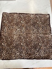 Conjunto Pottery Barn/3 capas de travesseiro de algodão/linho com estampa de leopardo 24" comprar usado  Enviando para Brazil