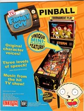 Family guy pinball for sale  Collingswood