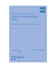 Forum immobilienrecht 2010 gebraucht kaufen  Trebbin