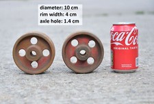 Pair iron wheels for sale  TAUNTON
