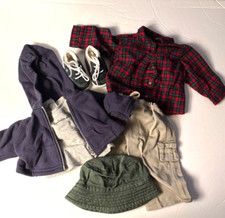 Roupa camisa xadrez vintage Pleasant Co American Girl of Today calça cargo cordão comprar usado  Enviando para Brazil