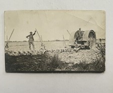 Antigua postal de maquinaria agrícola de granja de colección segunda mano  Embacar hacia Mexico