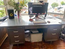 Industrial metal desk for sale  LONDON