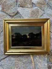 Quadro antico paesaggio usato  Calvizzano