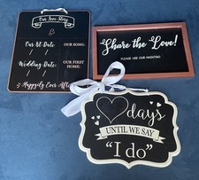 Set chalkboard wedding for sale  Fort Riley