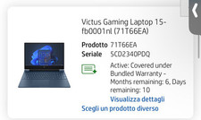 Victus laptop fb0001nl usato  Italia