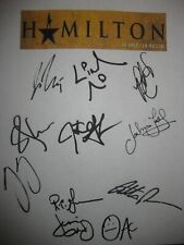 Hamilton signed broadway for sale  Huntington Beach