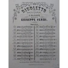 Usado, Verdi Giuseppe Rigoletto nº 9 Canzone Singer Piano ca1853 comprar usado  Enviando para Brazil