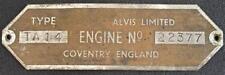 Alvis limited ta14 for sale  UK