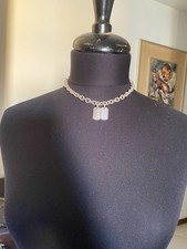 gucci collana argento usato  Italia