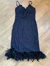 Lipsy black feather for sale  ALDERLEY EDGE