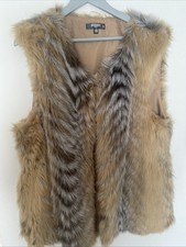 faux fur waistcoat for sale  GLASGOW