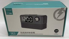 Rádio-relógio Flyshow BT606 com carregamento sem fio e alto-falante Bluetooth integrado comprar usado  Enviando para Brazil