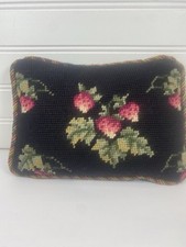 Vintage needlepoint black for sale  San Antonio