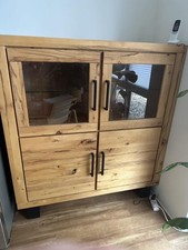 Highboard wildeiche massiv gebraucht kaufen  Dortmund