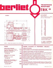 Berliet trk tracteur d'occasion  Les Bordes