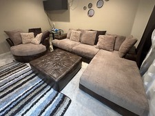 Brown beige sectional for sale  Alpharetta
