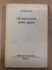 Libro euripide baccanti usato  Milano