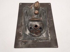Molde cabeza de soldado de juguete de colección industrial mezclado metal arte escultura Steampunk segunda mano  Embacar hacia Mexico