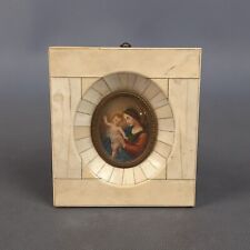 Quadro miniatura madonna usato  Inverigo