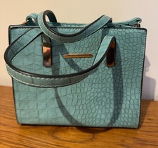 Turquoise handbag faux for sale  SOUTHMINSTER