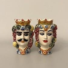 Teste moro ceramica usato  Caltagirone