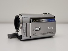 JVC Everio GZ-MG330HAA Silver Hybrid SD 30GB HDD Hard Disk Camcorder, używany na sprzedaż  Wysyłka do Poland