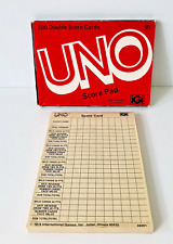 Uno score cards for sale  CHICHESTER