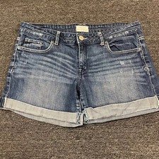 Shorts skatista American Eagle denim grunge Y2K - Feminino tamanho 11/12 azul comprar usado  Enviando para Brazil
