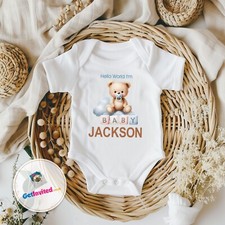 Personalised baby vest for sale  WARRINGTON