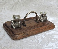 Edwardian desk inkwell usato  Pisa