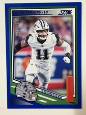Usado, MICAH PARSONS 2025 Panini Score Blue Showcase SP #/250 Bom! comprar usado  Enviando para Brazil