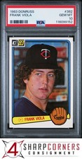 1983 Donruss #382 Frank Viola RC Twins PSA 10 comprar usado  Enviando para Brazil