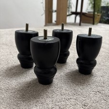 Furniture legs black for sale  GLASGOW