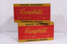 Usado, CONJUNTO DE DUAS ESCULTURAS ANDY WARHOL Campbell's caixas de suco de tomate, madeira compensada. comprar usado Usado, CONJUNTO DE DUAS ESCULTURAS ANDY WARHOL Campbell's caixas de suco de tomate, madeira compensada. comprar usado  Enviando para Brazil
