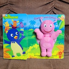 The Backyardigans Dance with Uniqua! Board Book Plush Hand Puppet VHTF! Nick Jr comprar usado  Enviando para Brazil