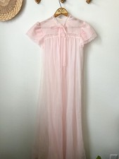Vtg pink peignoir for sale  Kingwood