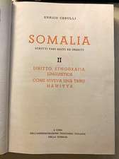 Somalia enrico cerulli usato  Compiano