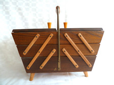 Nähkasten holz vintage gebraucht kaufen  Eisenhüttenstadt