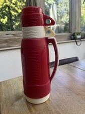 Vintage thermos red for sale  HINCKLEY