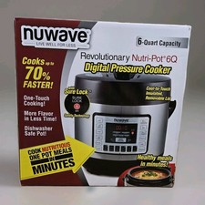 Usado, Panela de pressão elétrica NuWave Nutri-Pot 6qt 33101 digital 6 quartos NOVA comprar usado  Enviando para Brazil