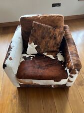 Cowhide armchair made for sale  NORTHAMPTON