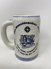 Usado, Caneca de cerveja Delft Blue Holland Elbe Maschinenbau motor diesel publicidade moinho de vento comprar usado  Enviando para Brazil