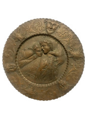 Antico grande piatto usato  Torino