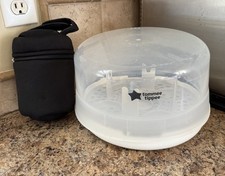 Esterilizador de garrafa de micro-ondas Tommee Tippee micro-vapor e refrigerador de garrafa isolado comprar usado  Enviando para Brazil
